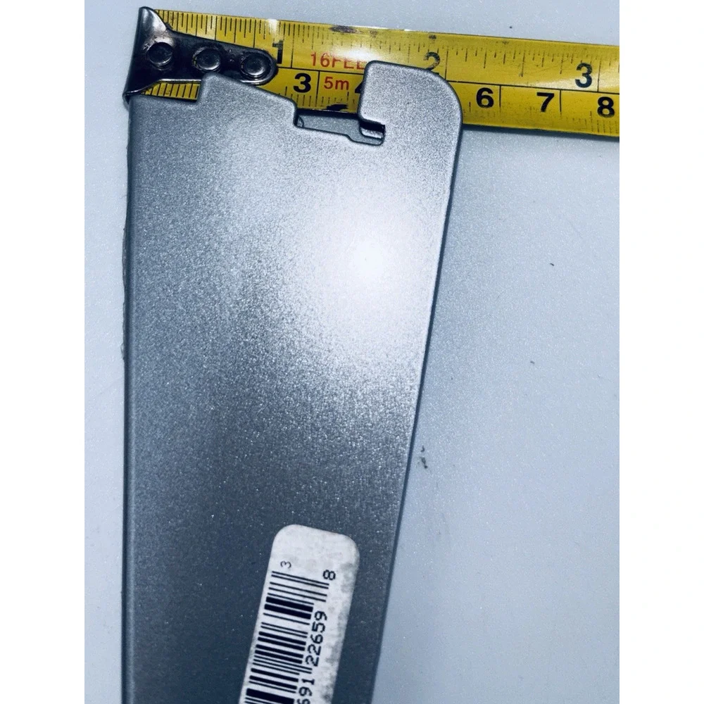 8 Rubbermaid 9” Twin Track Satin Nickel Shelf Brackets FG4C0402NCKL Silver NEW